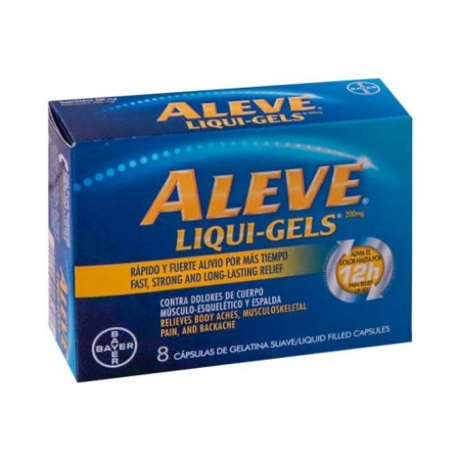 Imagen de ANTIGRIPAL BAYER ALEVE  LIQUI-GELS 8 UND 