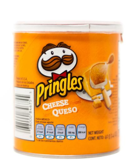 Imagen de PAPAS TOSTADAS PRINGLES QUESO CHEEDAR 40 G