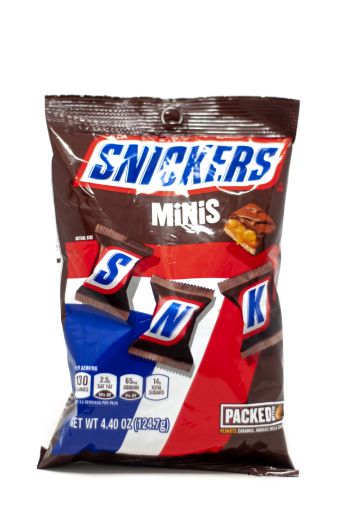 Imagen de CHOCOLATE SNICKERS MINIS BOLSA 124.7 G