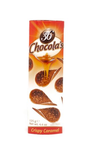 Imagen de CHOCOLATE CHOCOLAS CRISPY CARAMEL EN HOJUELAS A CARAMELO 125 G