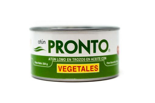 Imagen de ATÚN PRONTO LOMO EN TROZOS CON VEGETALES EN ACEITE  248.00 G