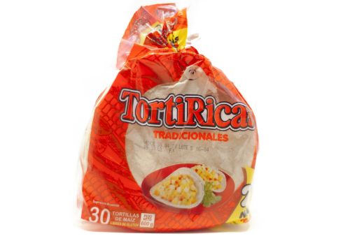 Imagen de TORTILLAS TORTIRICAS TRADICIONALES DE MAÍZ 30 UND 600.00 G