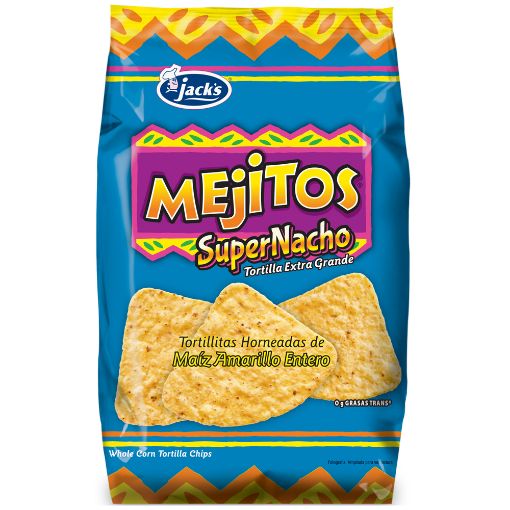 Imagen de TORTILLAS JACK'S MEJITOS SUPER NACHO 250 G