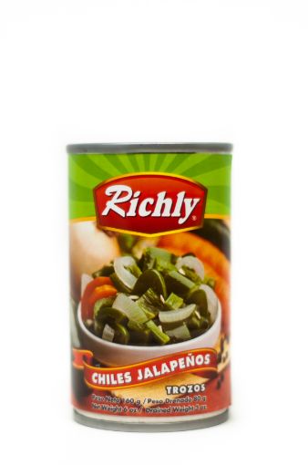 Imagen de CHILE RICHLY JALAPEÑO TROZOS 80 G