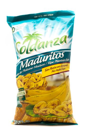 Imagen de HOJUELAS DE PLATANO SOLDANZA MADURITOS 160 G