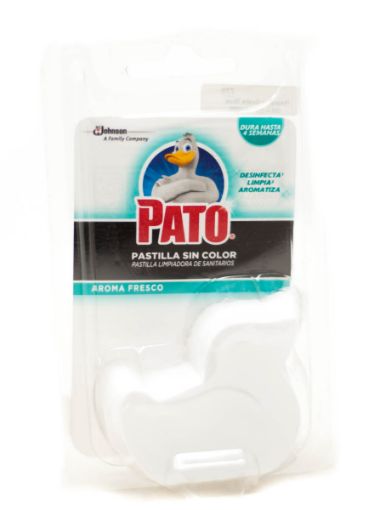 Imagen de PASTILLA SANITARIA PATO SIN COLOR AROMA FRESCO 52 G