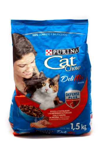 Imagen de ALIMENTO PURINA CAT CHOW DELIMIX PARA GATO ADULTO 1500 G