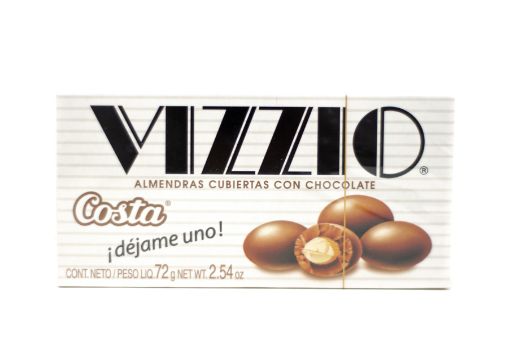 Imagen de CHOCOLATE COSTA VIZZIO ALMENDRAS CUBIERTAS CON CHOCOLATE 72 G