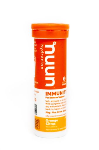 Imagen de SUPLEMENTO ELECTROLÍTICO NUUN IMMUNITY ORANGE CITRUS 52 G