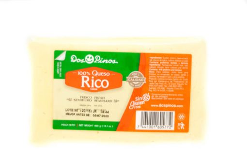 Imagen de QUESO RICO DOS PINOS SEMIDURO 400 G