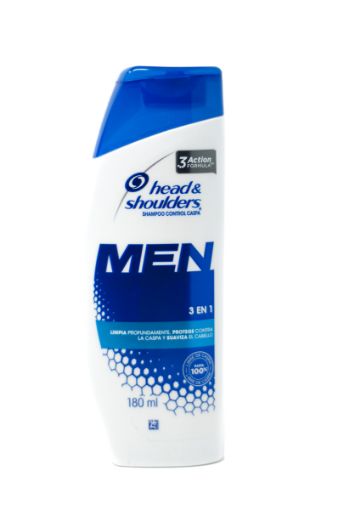 Imagen de SHAMPOO HEAD AND SHOULDERS CONT CASPA 3-1 SH. 180 ML