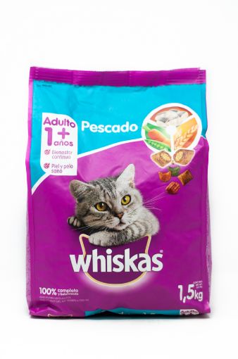 Imagen de ALIMENTO WHISKAS PESCADO PARA GATO 1500 G