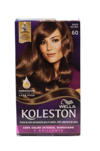 Imagen de TINTE PARA CABELLO KOLESTON RUBIO OSCURO # 6 1.00 UND