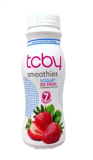 Imagen de YOGURT TCBY LIQUIDO SMOOTHIES 7 PROBIOTICOS SABOR FRESA  200,00 ml 