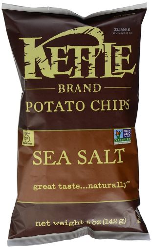 Imagen de PAPAS TOSTADAS KETTLE BRAND CON SAL MARINA  141 g