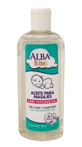 Imagen de ACEITE PARA BEBÉ ALBA BABIES PARA MASAJES 120 ML