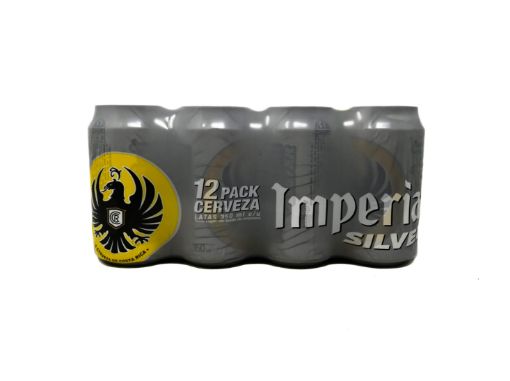 Imagen de OFERTA IMPERIAL 4200 ML-12 UND CERVEZA SILVER LATA 350 ML 