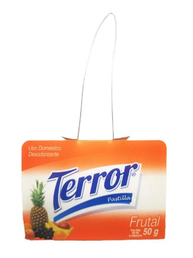 Imagen de PASTILLA DESODORIZANTE TERROR FRUTAL 50 g 