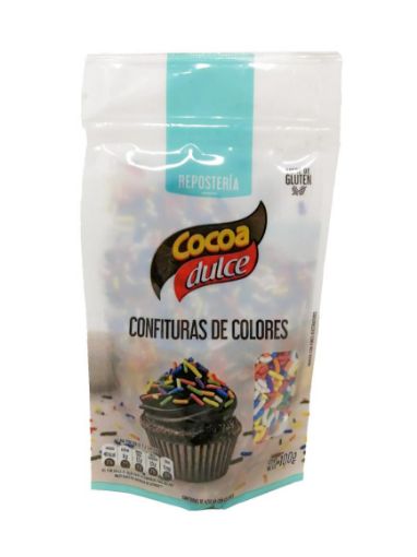 Imagen de CONFITURAS COCOA DULCE DE COLORES 100 g 