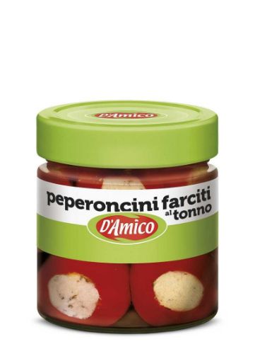 Imagen de MINI CHILES D AMICO RELLENOS CON ATÚN 120 g 