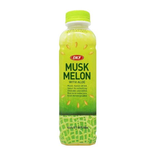 Imagen de BEBIDA OKF DE ALOE CON MELÓN MUSK 500 ml 