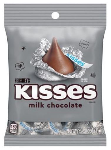 Imagen de CHOCOLATES HERSHEYS KISSES BOLSA 137 g 