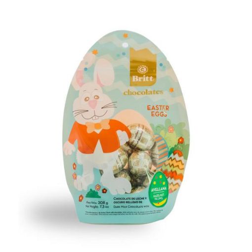 Imagen de CHOCOLATE BRITT HUEVO DE PASCUA AVELLANA 208.00 G