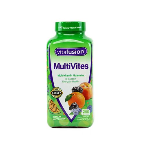 Imagen de GOMITAS VITAFUSION MULTIVITAMINICAS SABOR FRUTAL 260 UND