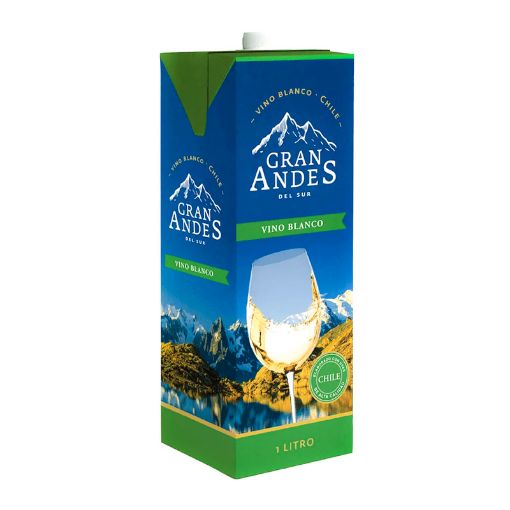 Imagen de VINO BLANCO GRAN ANDES TETRAPACK 1000 ML