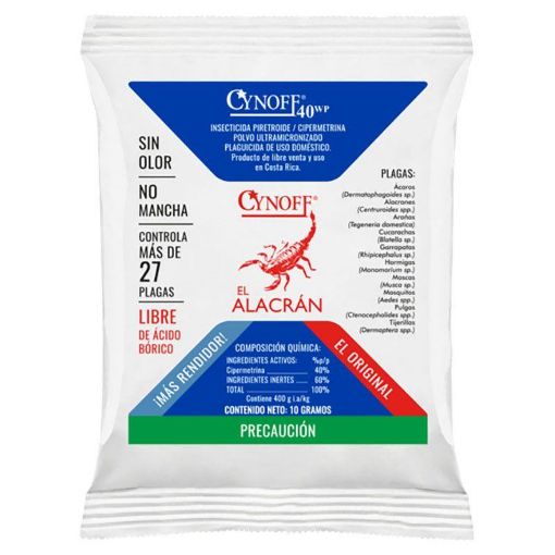 Imagen de INSECTICIDA CYNOFF 40WP EN POLVO 10,00 g 