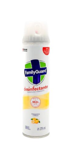 Imagen de DESINFECTANTE FAMILYGUARD FRAGANCIA CITRICA EN AEROSOL 275 ML