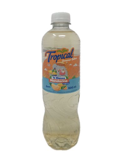 Imagen de BEBIDA TROPICAL TE BLANCO MANDARINA CERO 500 ML