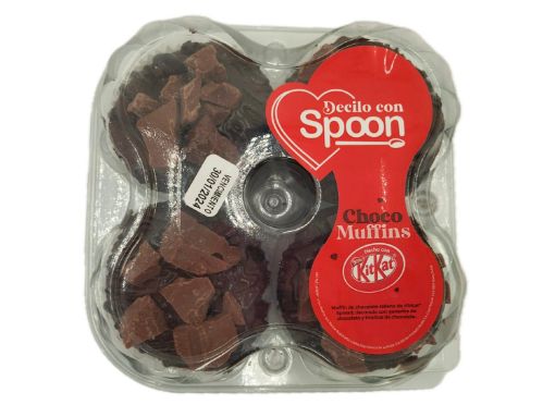 Imagen de MUFFIN SPOON CHOCOLATE KIT KAT HALLOWEEN 4 UND 240.00 G