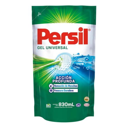 Imagen de DETERGENTE LIQUIDO PERSIL  GEL UNIVERSAL DOYPACK 830.00 ML