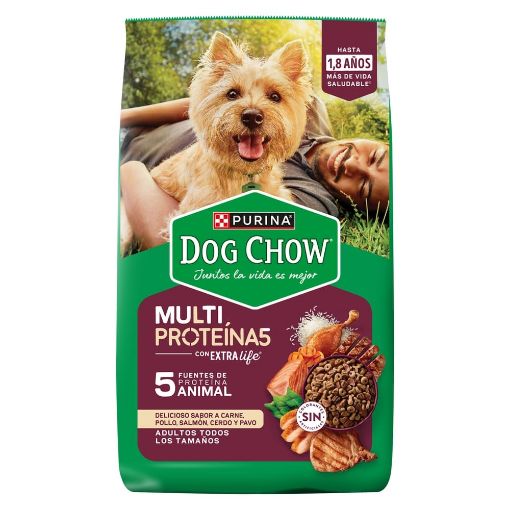 Imagen de ALIMENTO DOG CHOW MULTI PROTEÍNAS PARA PERRO ADULTO TODOS TAMAÑO 3750.00 G