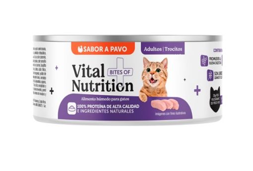 Imagen de ALIMENTO HÚMEDO VITAL NUTRITION PAVO PARA GATO ADULTO LATA 85.00 G