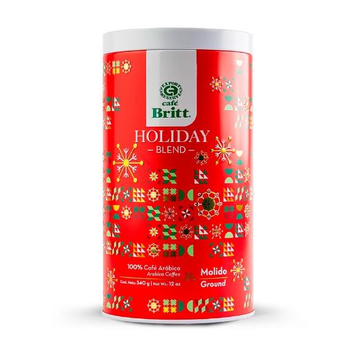 Imagen de CAFÉ BRITT HOLIDAY BLEND MOLIDO LATA 340.00 G