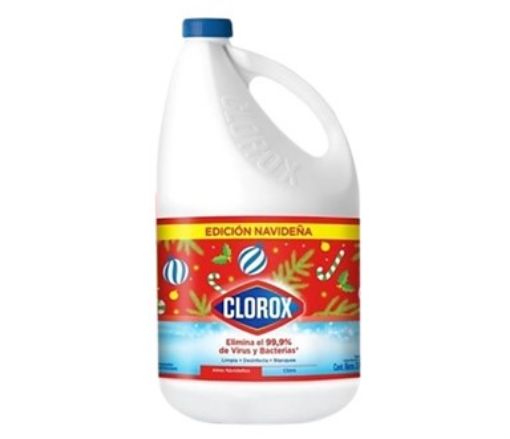 Imagen de CLORO CLOROX EDICIÓN NAVIDEÑA GALÓN 3785.00 ML
