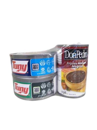 Imagen de OFERTA TUNY 200 G – ATÚN TROCITOS EN ACEITE 100 G + ATÚN TROCITOS CON VEGETALES 100 G + FRIJOLES DON PEDRO MOLIDOS ROJOS GRATIS 156 G   