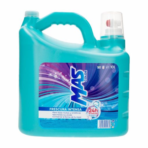 Imagen de DETERGENTE LIQUIDO MAS COLOR CUIDADO Y FRESCURA 10000.00 ML