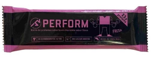 Imagen de BARRA DE PROTEÍNA PERFORM CUBIERTA DE CHOCOLATE SABOR FRESA  60.00 G
