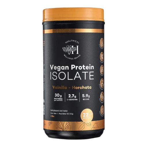Imagen de PROTEÍNA HEALTHICAL VEGANA ISOLATE VAINILLA HORCHATA 907.10 G