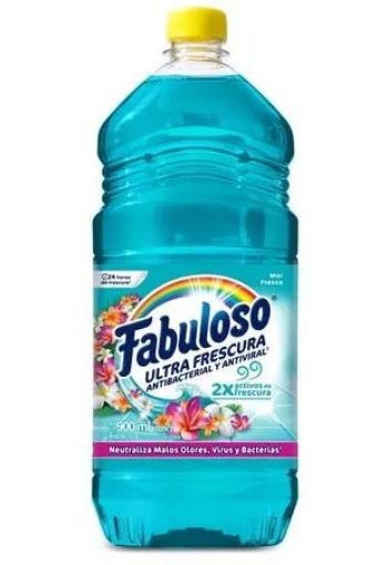 Imagen de DESINFECTANTE FABULOSO ULTRA FRESCURA AROMA MAR FRESCO 900.00 ML