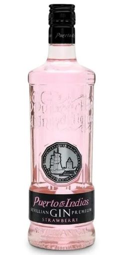 Imagen de GINEBRA PUERTO DE INDIAS PREMIUM FRESA 750.00 ML