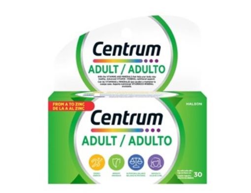 Imagen de TABLETAS RECUBIERTAS CENTRUM ADULTO VITAMINAS Y MINERALES 30 UND