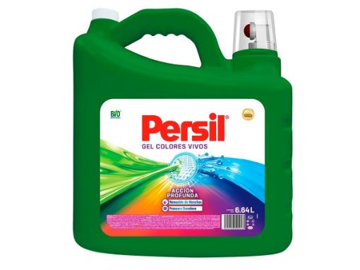 Imagen de DETERGENTE LÍQUIDO PERSIL GEL COLORES VIVOS 6640.00 ML
