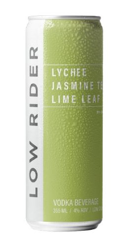 Imagen de BEBIDA ALCOHÓLICA COAST LIFE BEVERAGES LYCHEE JASMINE TEA LIME LEAF LOW RIDER LATA 355.00 ML