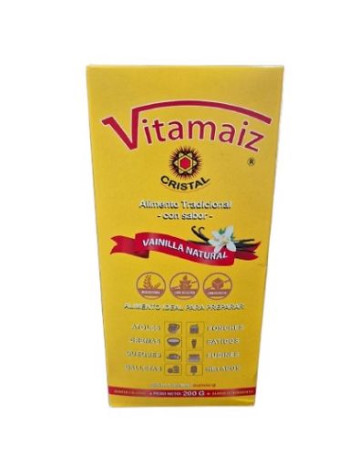 Imagen de FECULA DE MAÍZ VITAMAÍZ CRISTAL CON VAINILLA  200 G