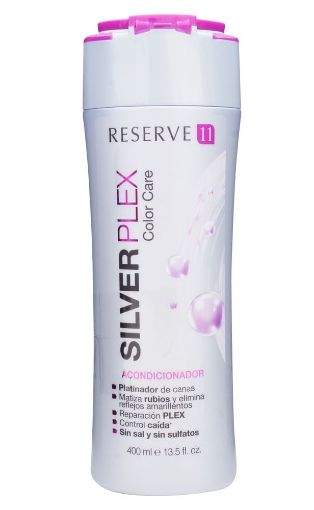 Imagen de ACONDICIONADOR RESERVE 11 SILVER PLEX PLATINA CANAS & MATIZA RUBIOS  400.00 ML