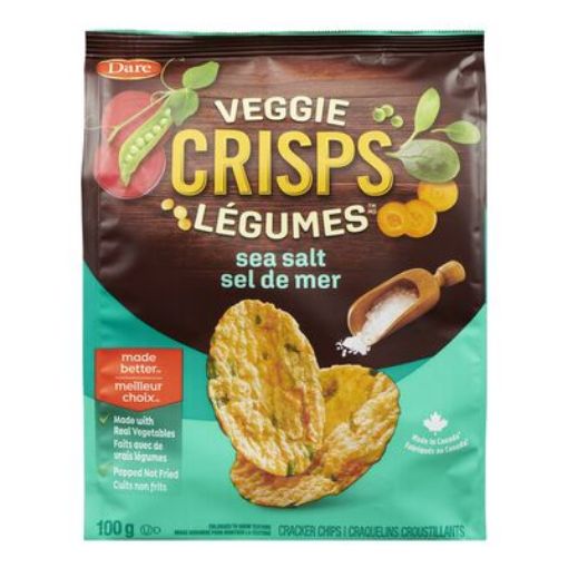 Imagen de SNACK  VEGGIE CRISPS VERDURAS CON SAL MARINA 100.00 G